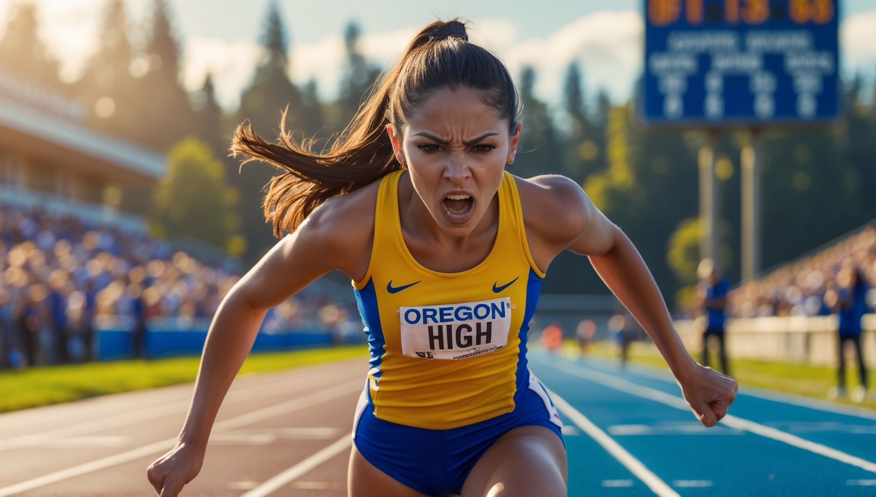 Transgender runner blows out competition, sets season records in girls’ races at Oregon high school track meet